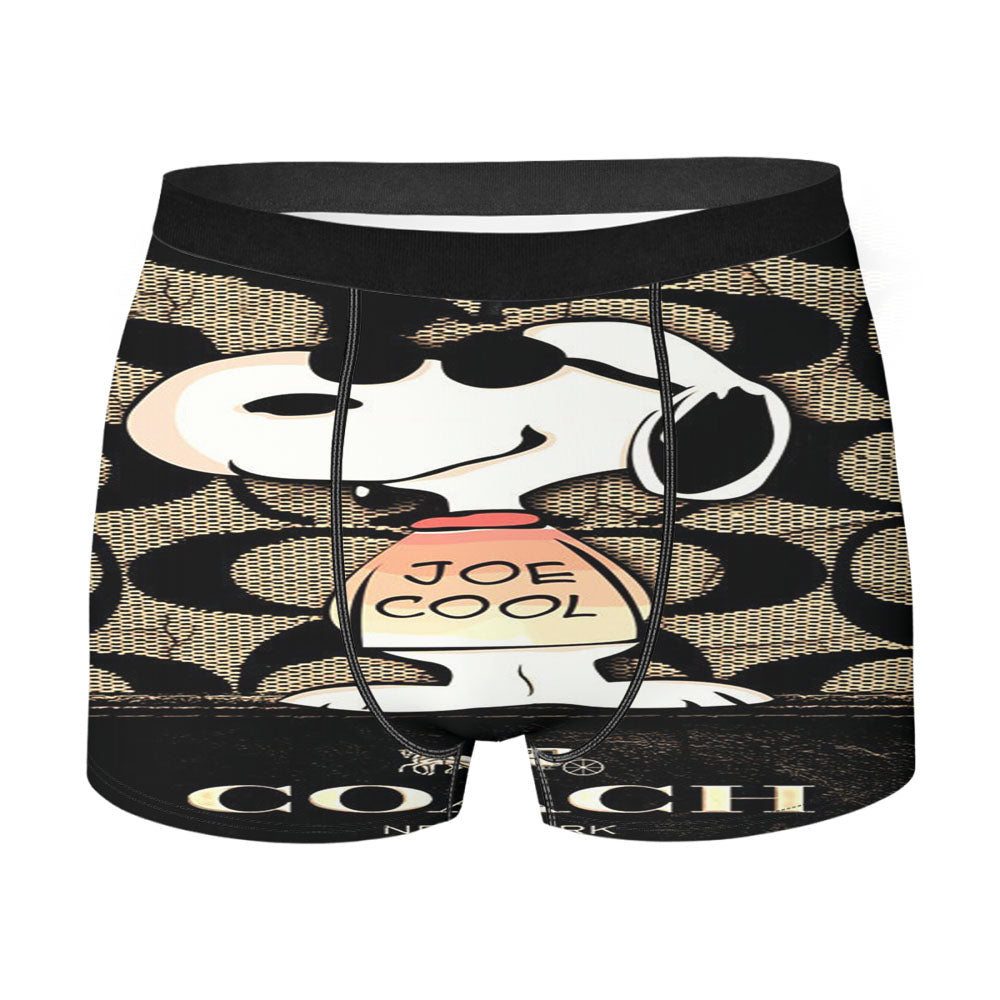 Nice Coach Snoopy Men's Boxer Briefs