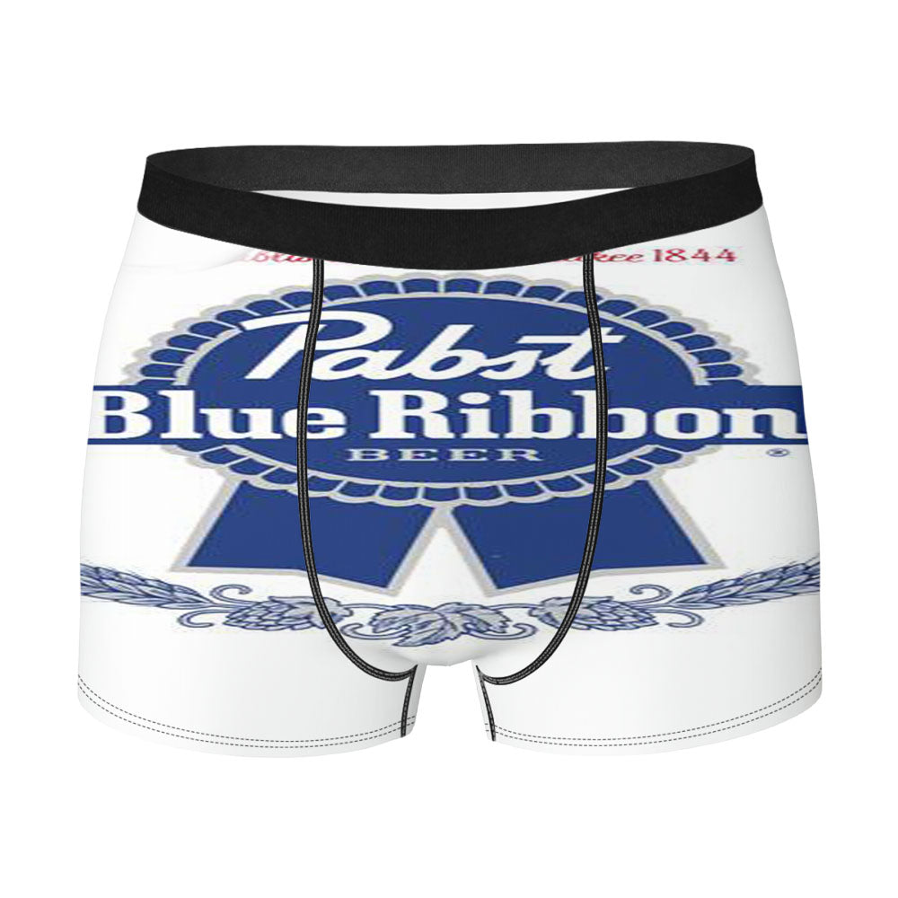 Pabst Blue Ribbon Beer Men's Boxer Briefs