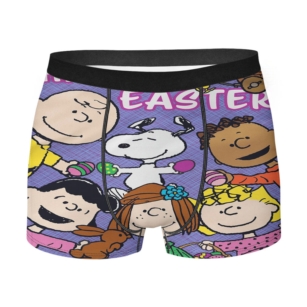 Peanuts Characters Easter Men's Boxer Briefs