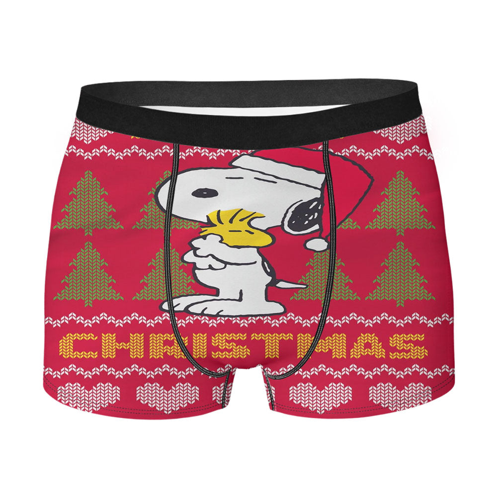 Peanuts Christmas Snoopy Men's Boxer Briefs