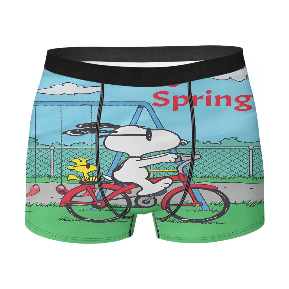 Peanuts Cruising Into Spring Men's Boxer Briefs