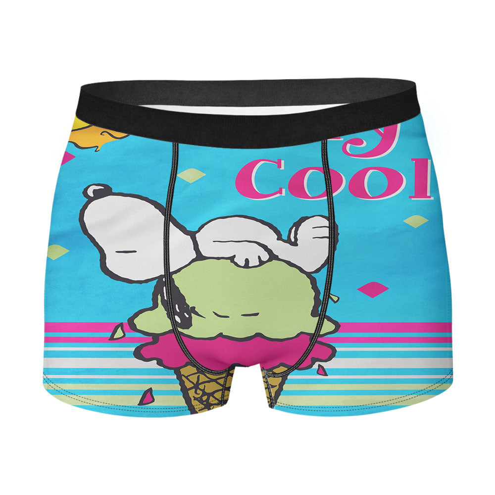 Peanuts Double Scoop Snoopy Men's Boxer Briefs