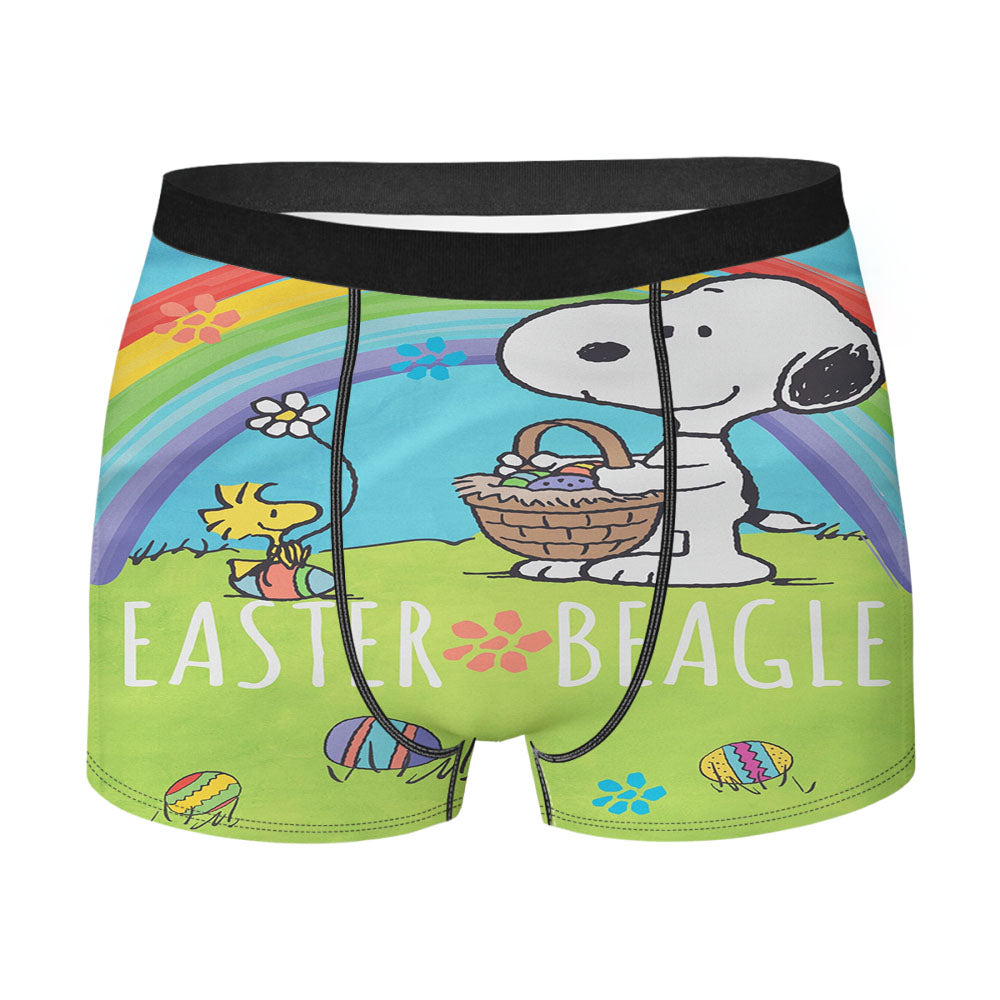 Peanuts Easter Beagle Snoopy Men's Boxer Briefs