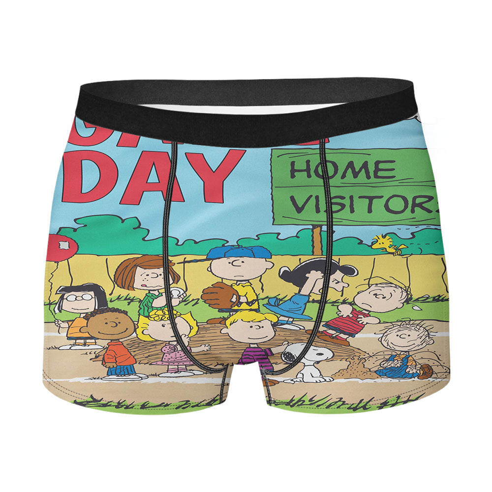 Peanuts Game Day Men's Boxer Briefs