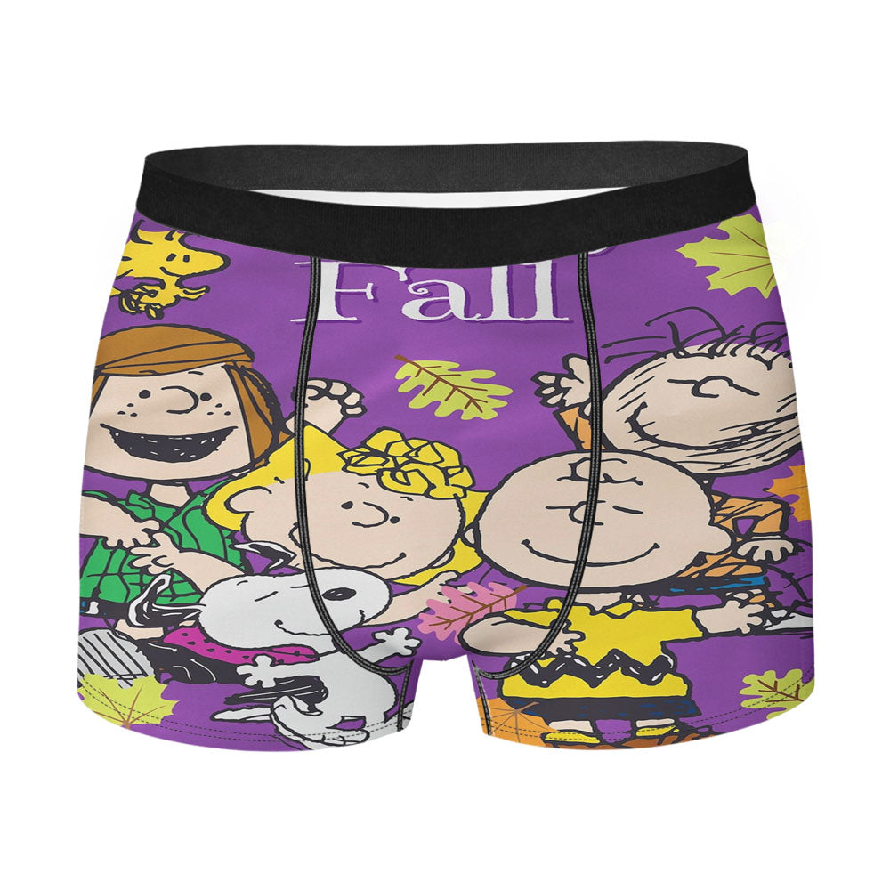 Peanuts Gang Fall Men's Boxer Briefs