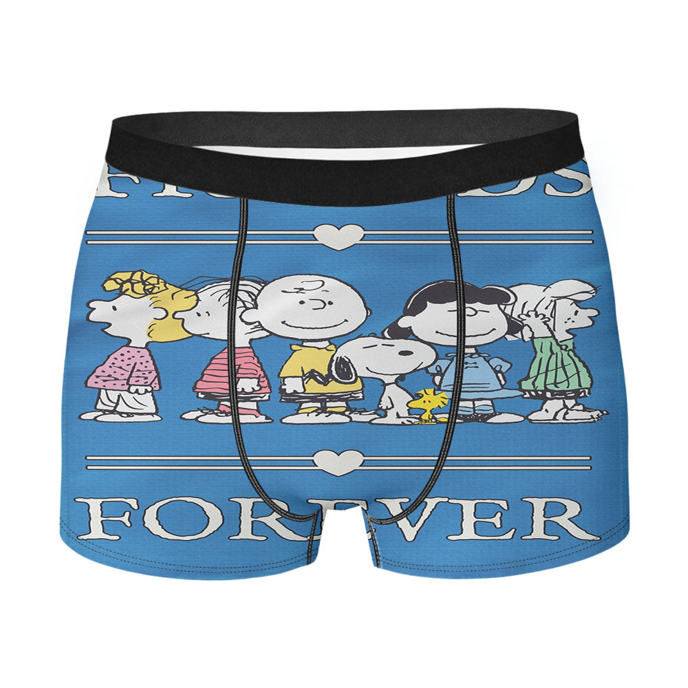 Peanuts Gang Friends Forever Men's Boxer Briefs