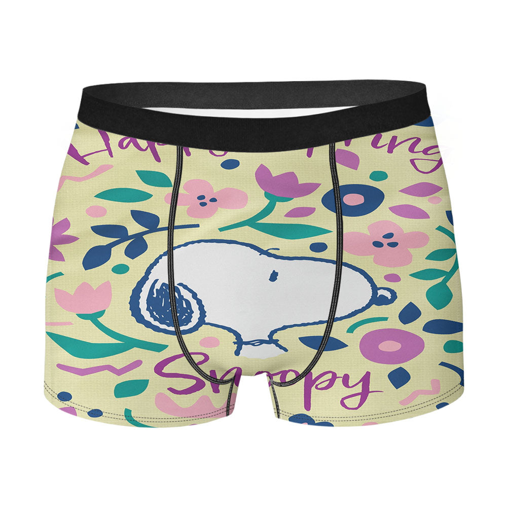 Peanuts Happy Spring Snoopy Men's Boxer Briefs