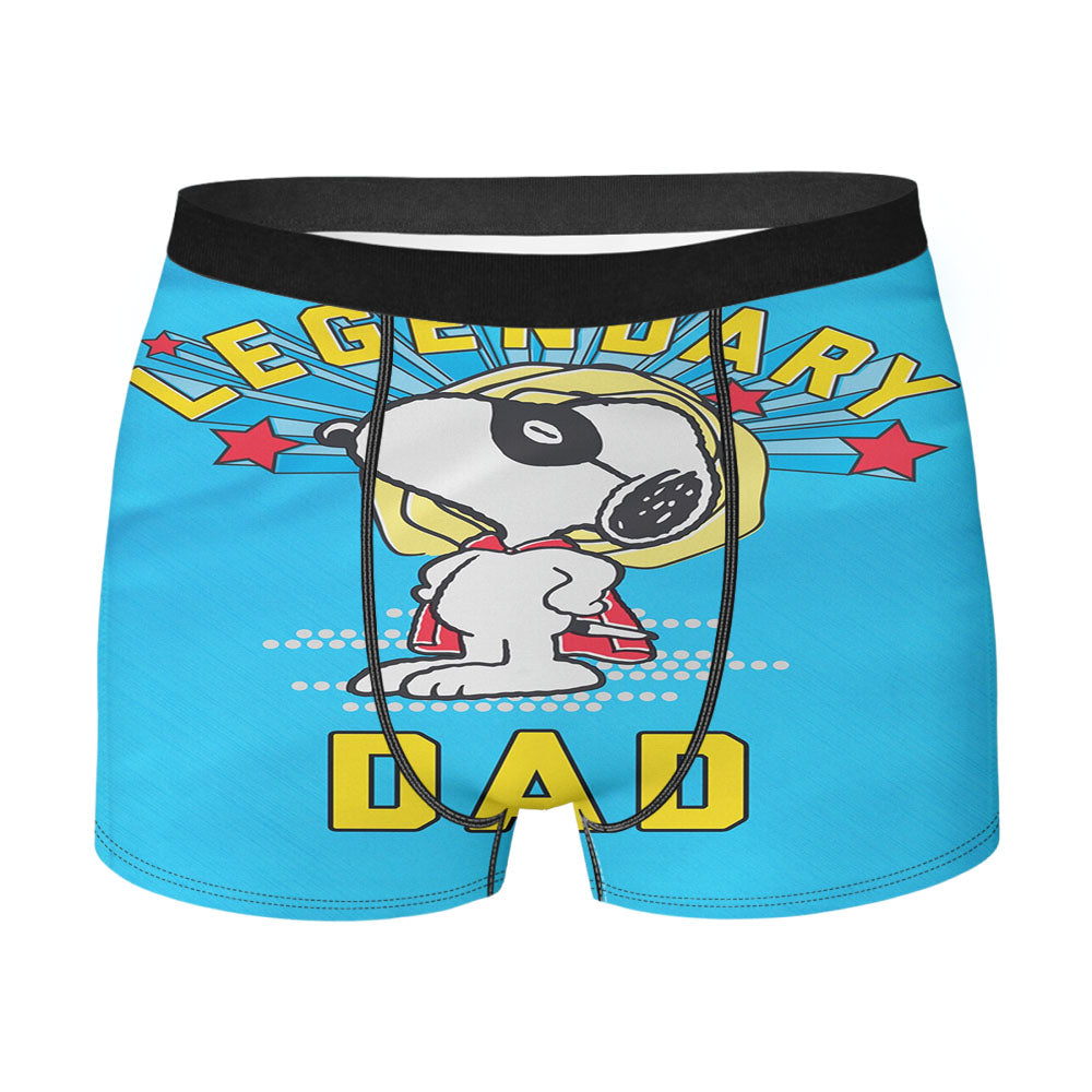 Peanuts Legendary Dad Men's Boxer Briefs