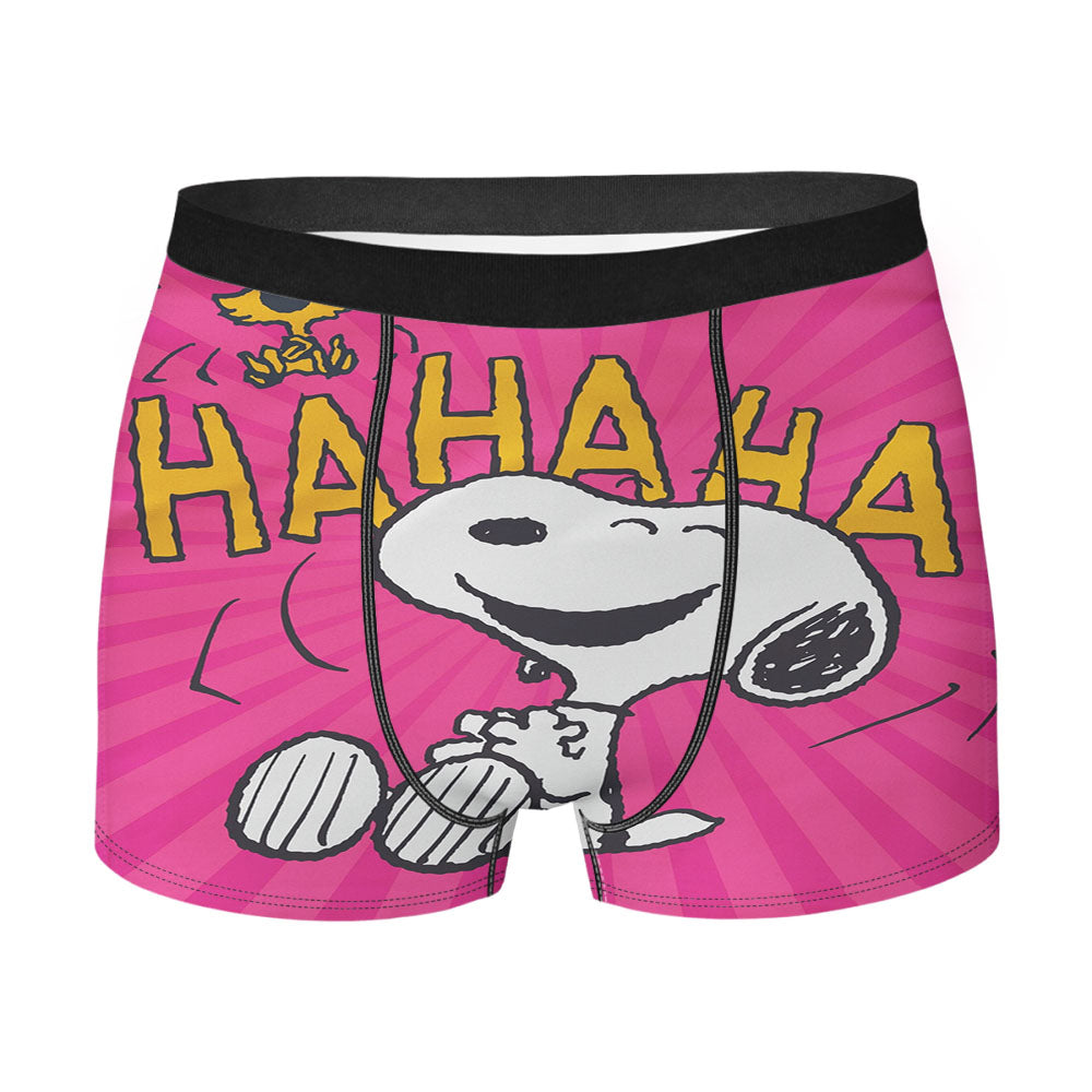 Peanuts Smile Giggle Laugh Men's Boxer Briefs