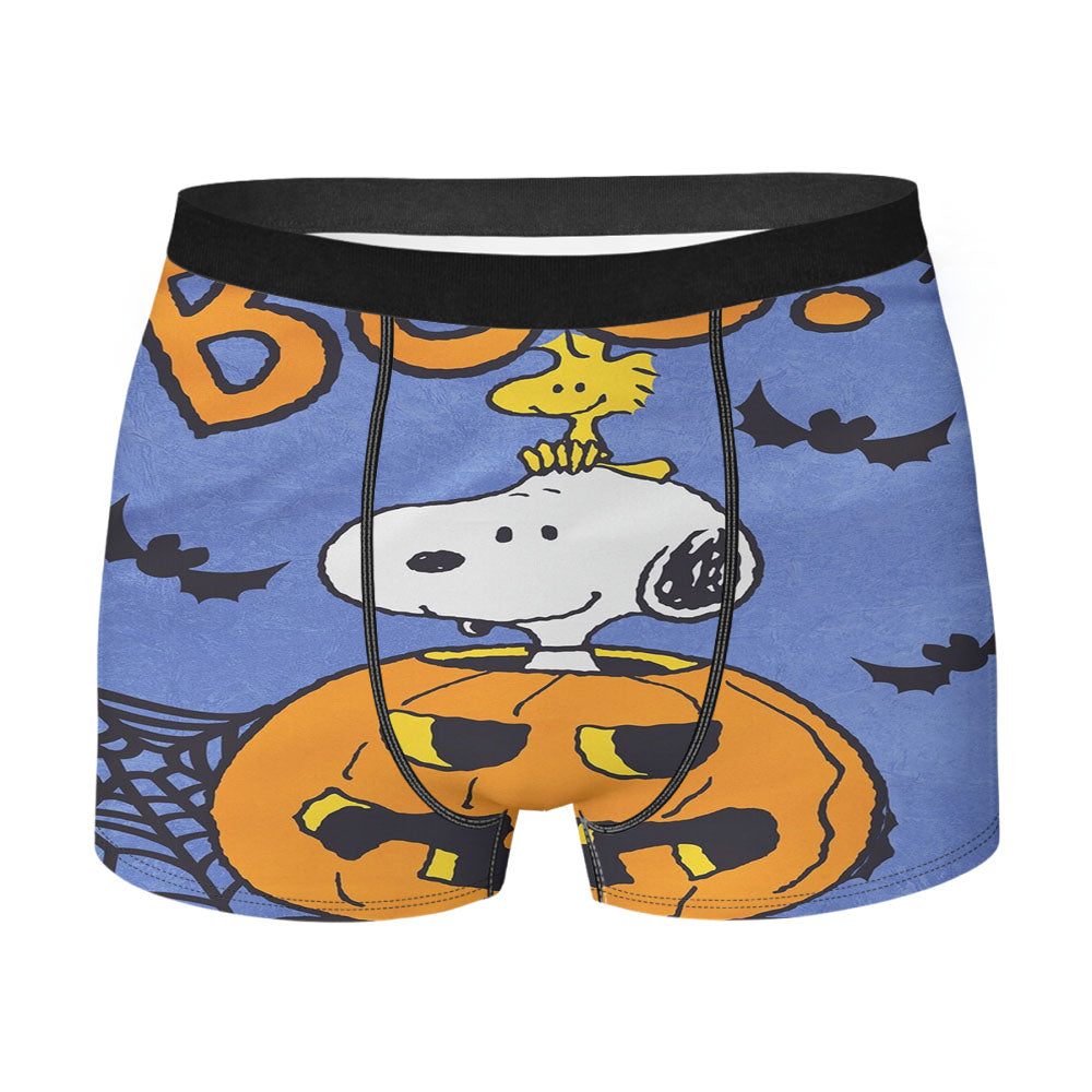 Peanuts Snoopy And Woodstock Halloween Men's Boxer Briefs
