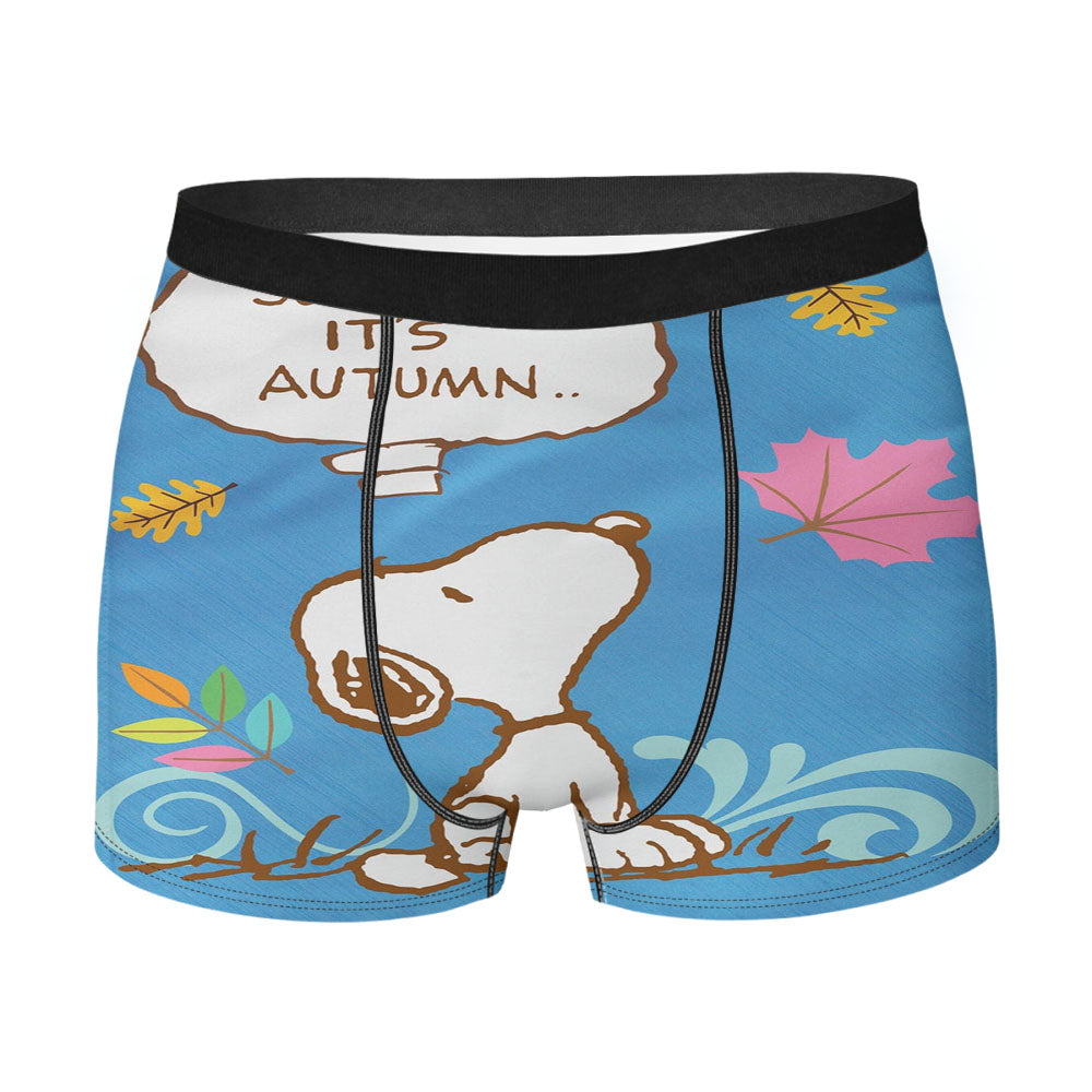 Peanuts Snoopy Autumn Men's Boxer Briefs