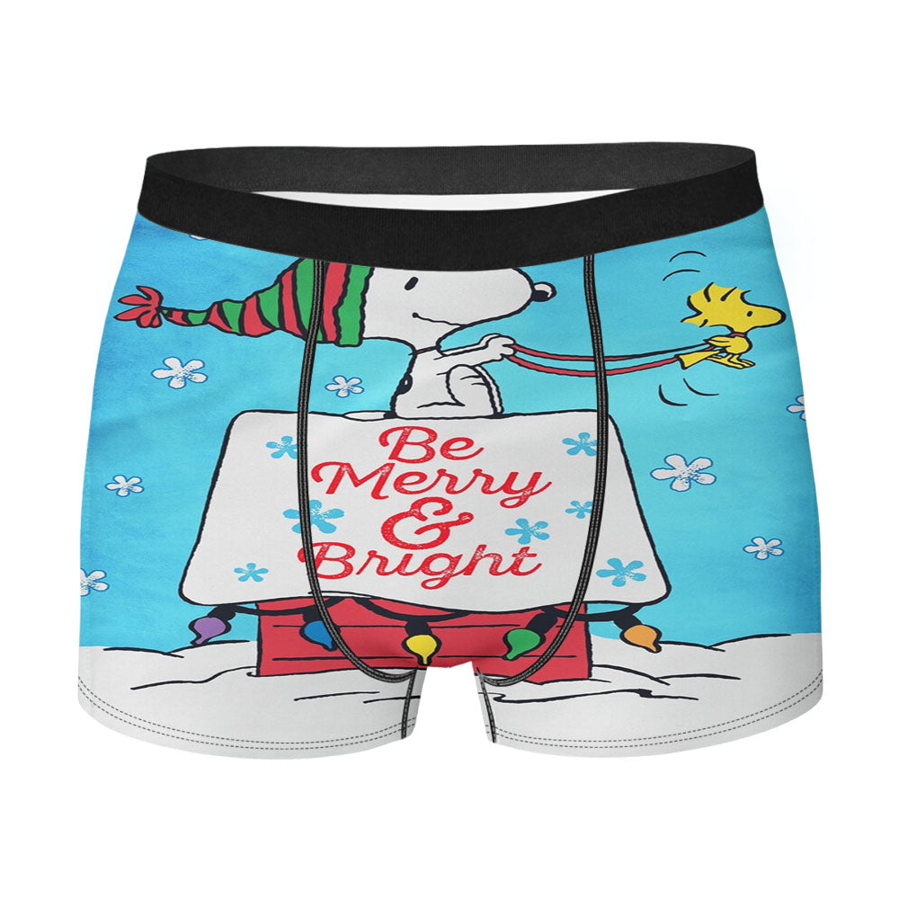 Peanuts Snoopy Christmas Men's Boxer Briefs