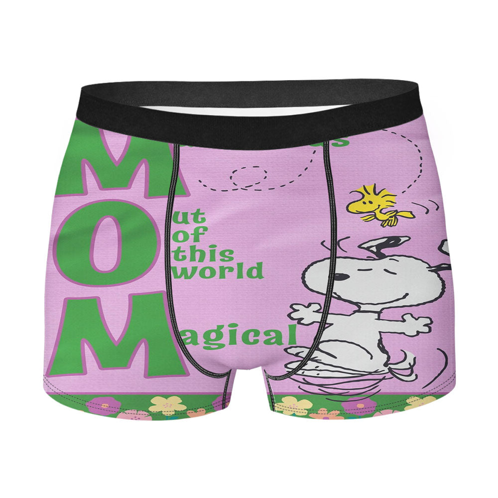 Peanuts Snoopy Mom Men's Boxer Briefs
