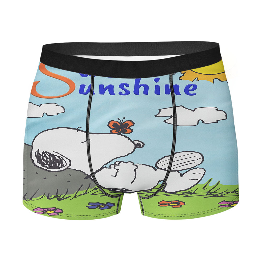Peanuts Sweet Sunshine Snoopy Men's Boxer Briefs