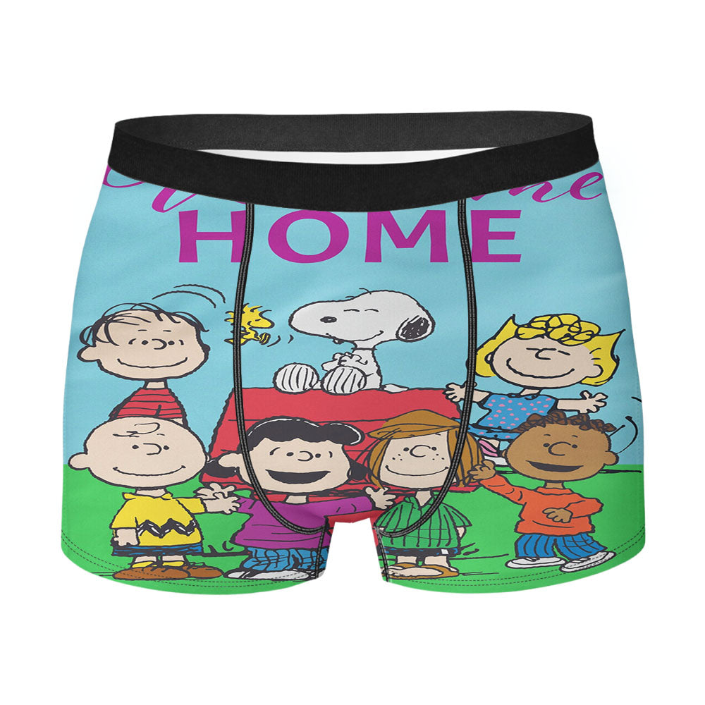 Peanuts Welcome Home Men's Boxer Briefs