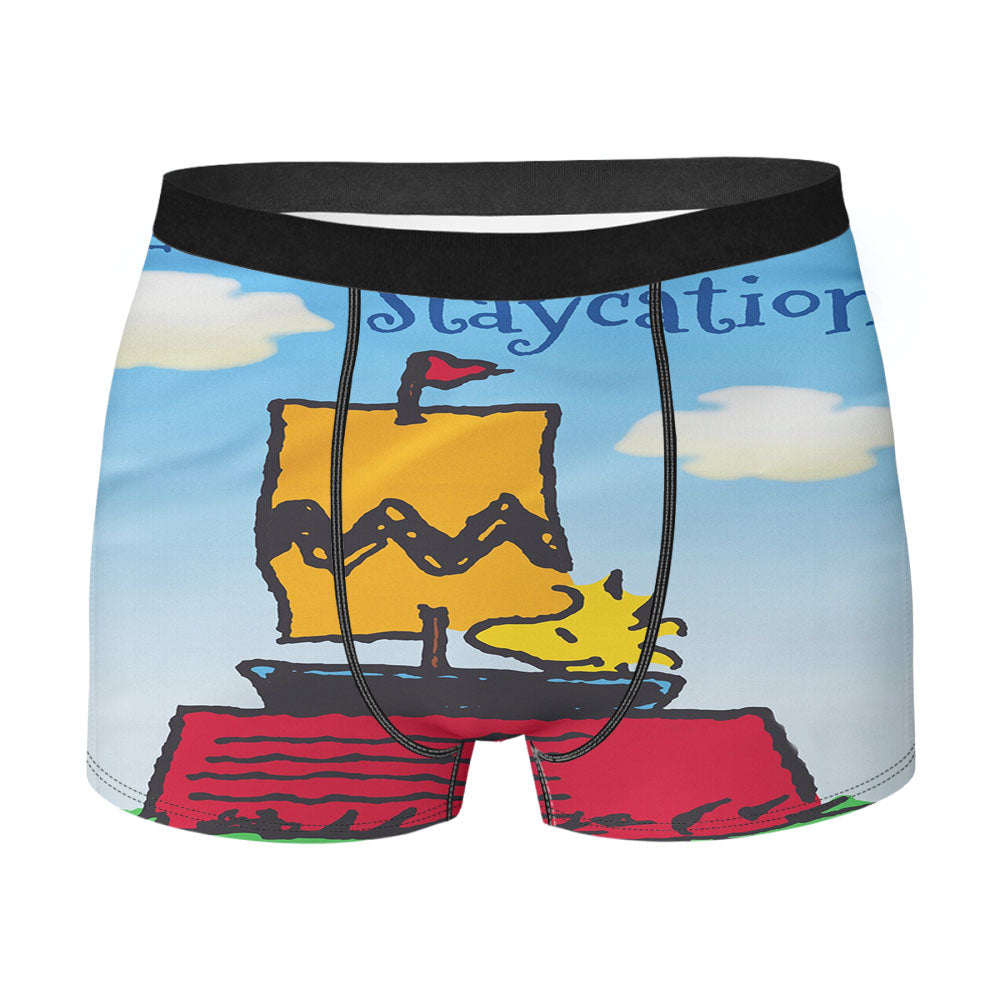 Peanuts Woodstock Staycation Men's Boxer Briefs