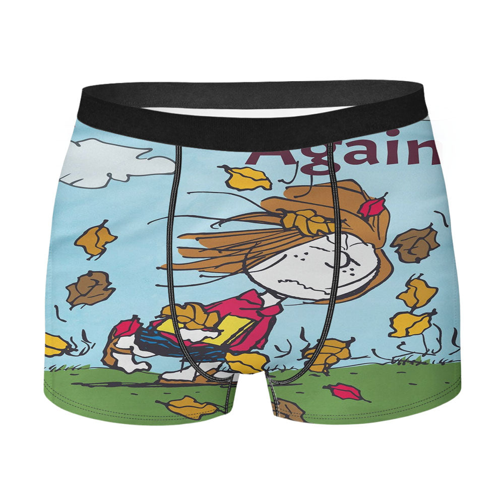 Peppermint Patty Peanuts Fall Men's Boxer Briefs