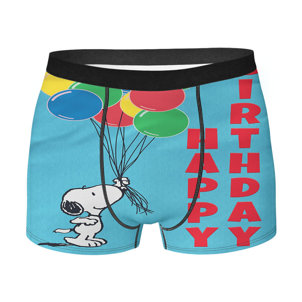 Snoopy Birthday 2 Men's Boxer Briefs