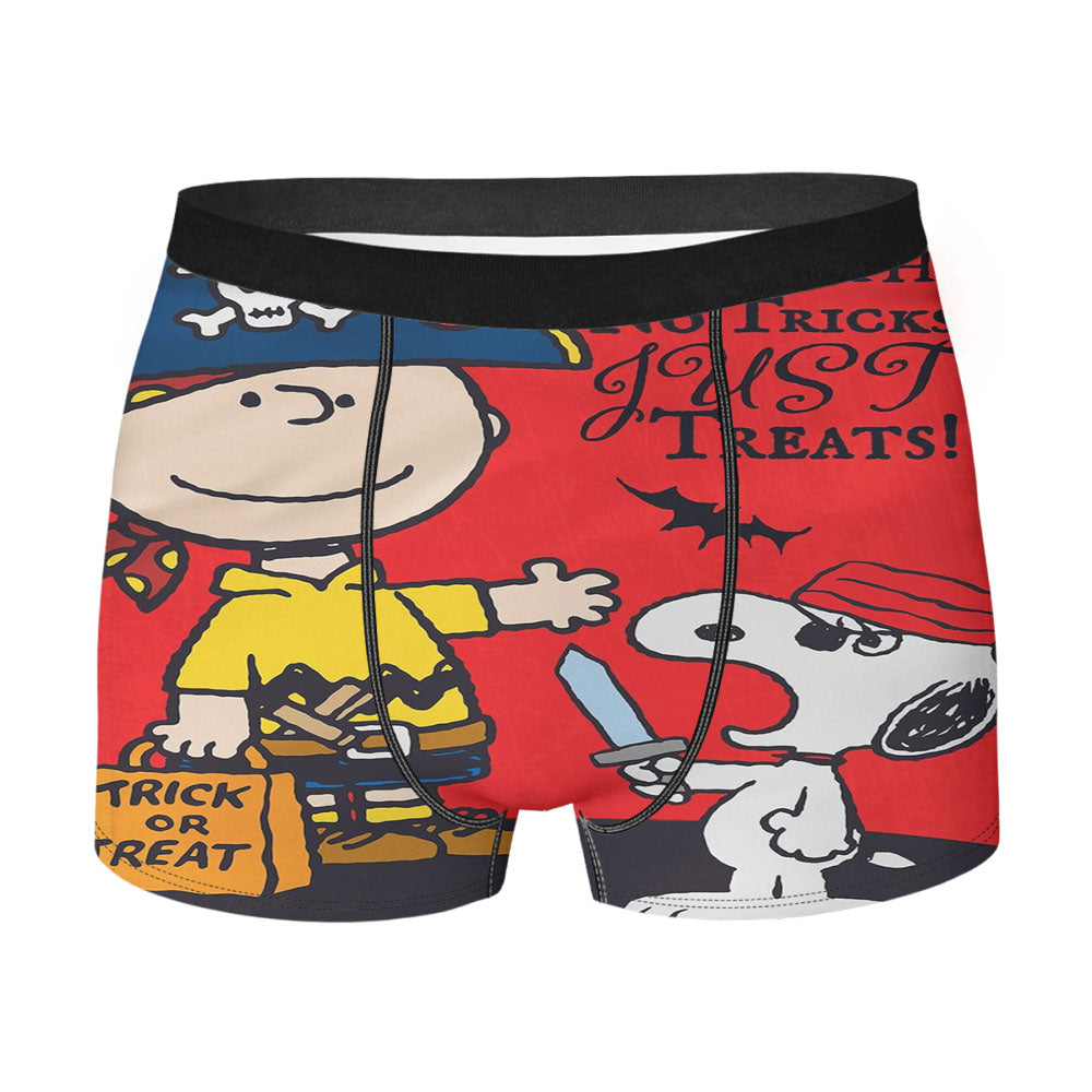 Snoopy Charlie Brown Halloween Men's Boxer Briefs