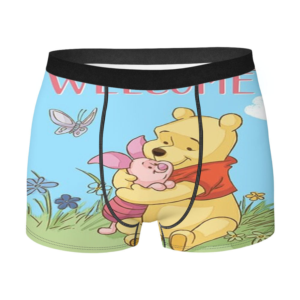 Spring Welcome Winnie The Pooh Men's Boxer Briefs