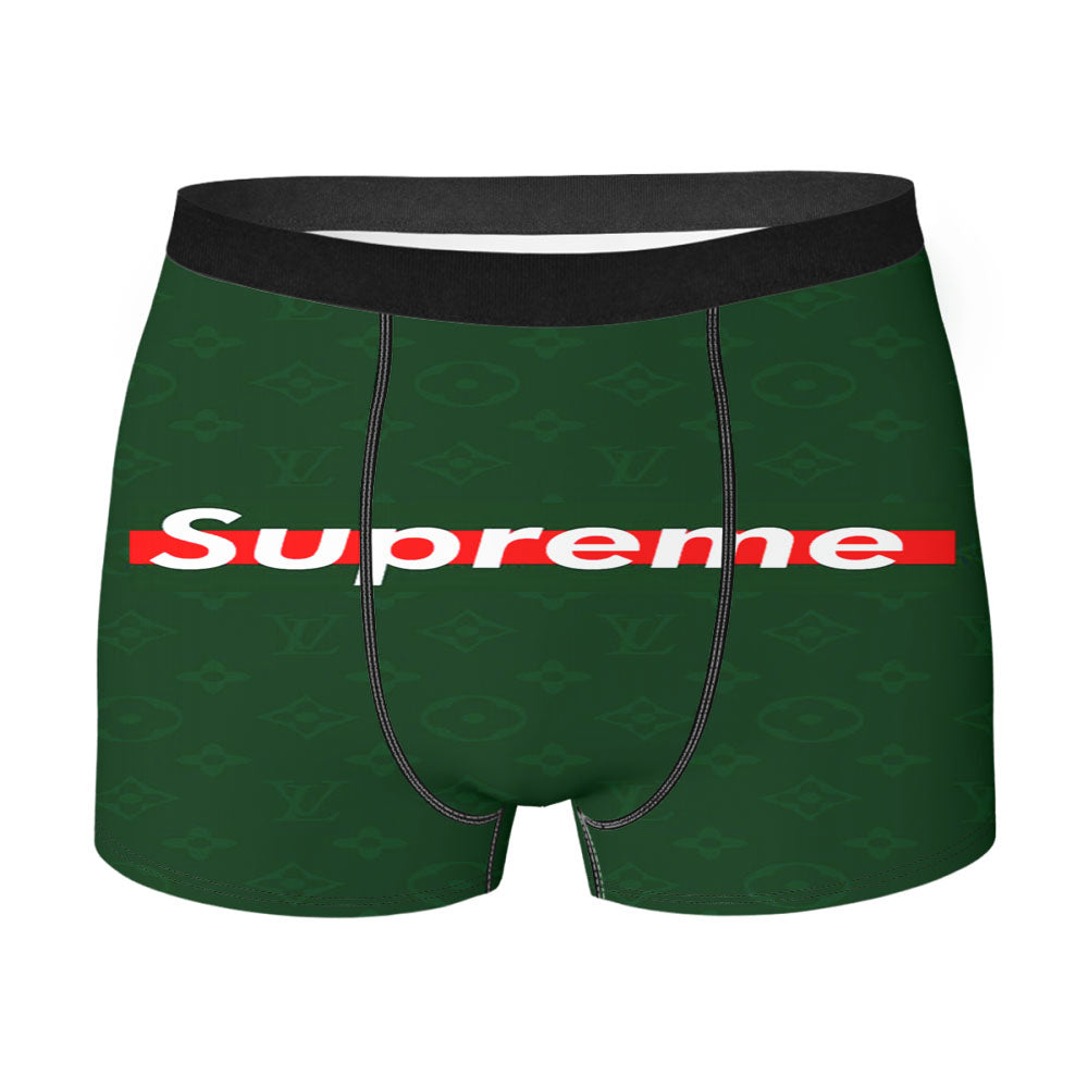 Supreme Lv Green Men's Boxer Briefs