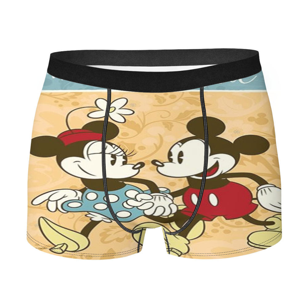 Thankful Mickey & Minnie Men's Boxer Briefs