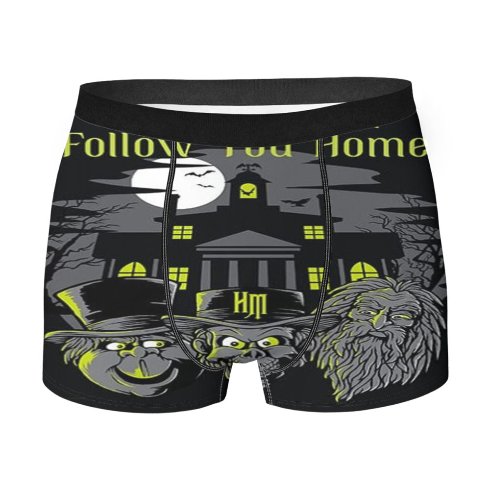 The Haunted Mansion Ghost Will Follow You Home Men's Boxer Briefs