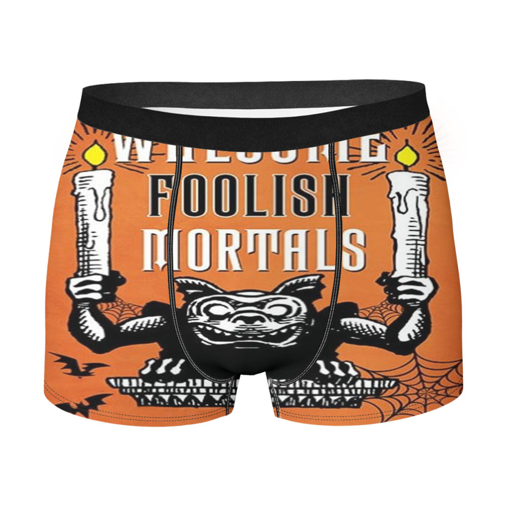 The Haunted Mansion Welcome Foolish Mortals Men's Boxer Briefs