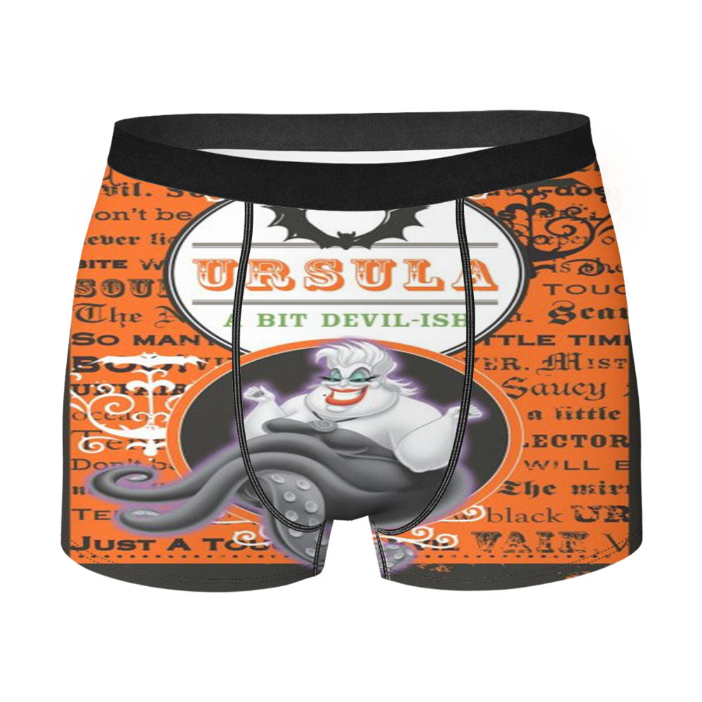 Ursula A Bit Devil Ish Men's Boxer Briefs