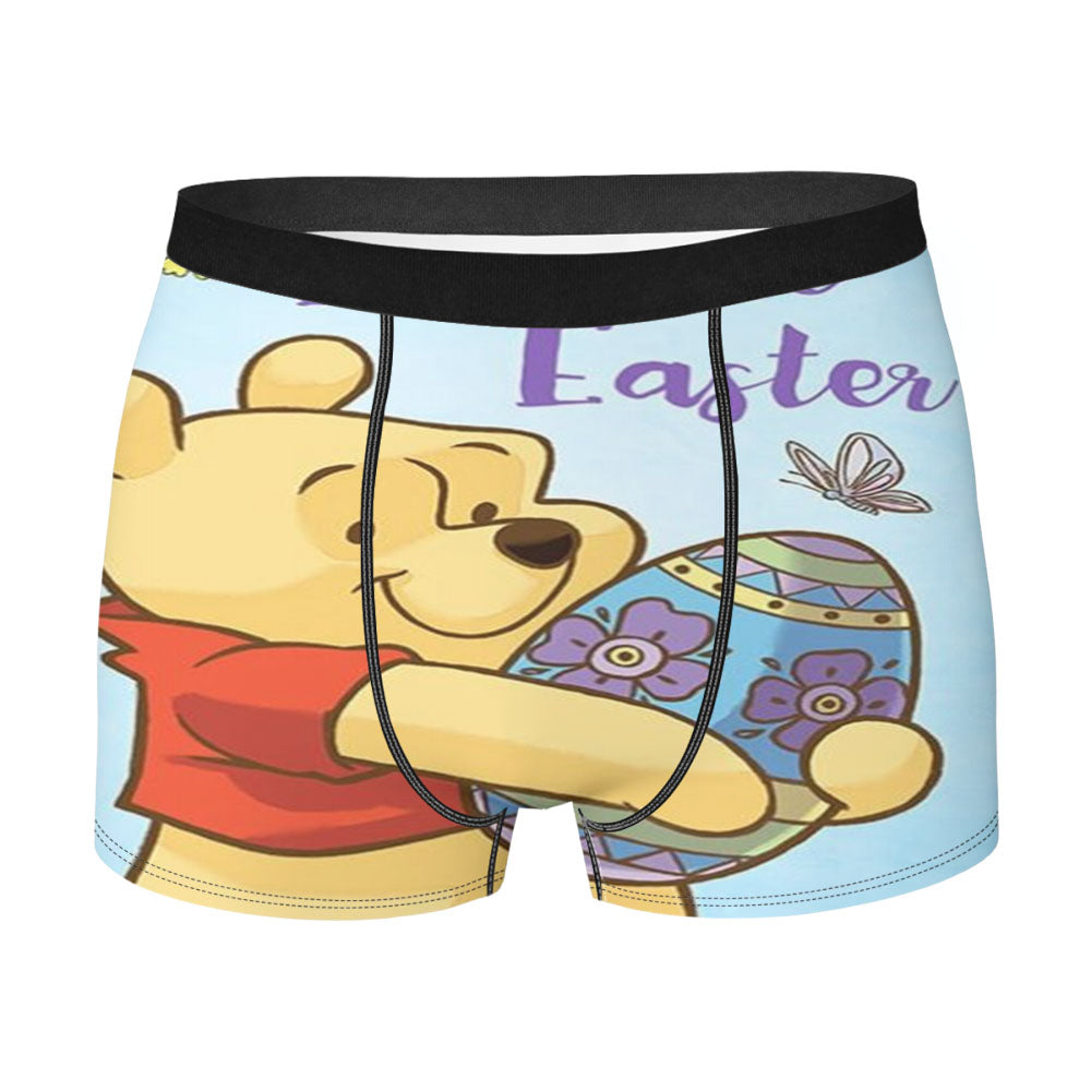 Welcome Easter Winnie The Pooh Men's Boxer Briefs