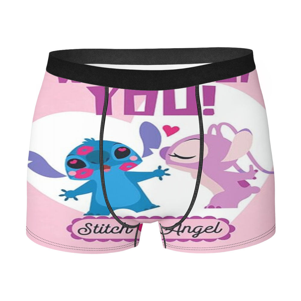 Wild About You Stitch Men's Boxer Briefs