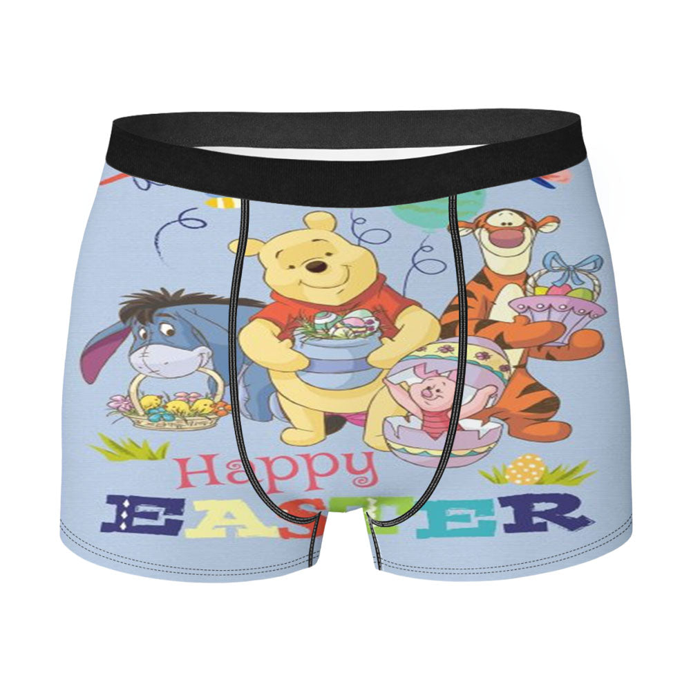 Winnie The Pooh Happy Easter Men's Boxer Briefs