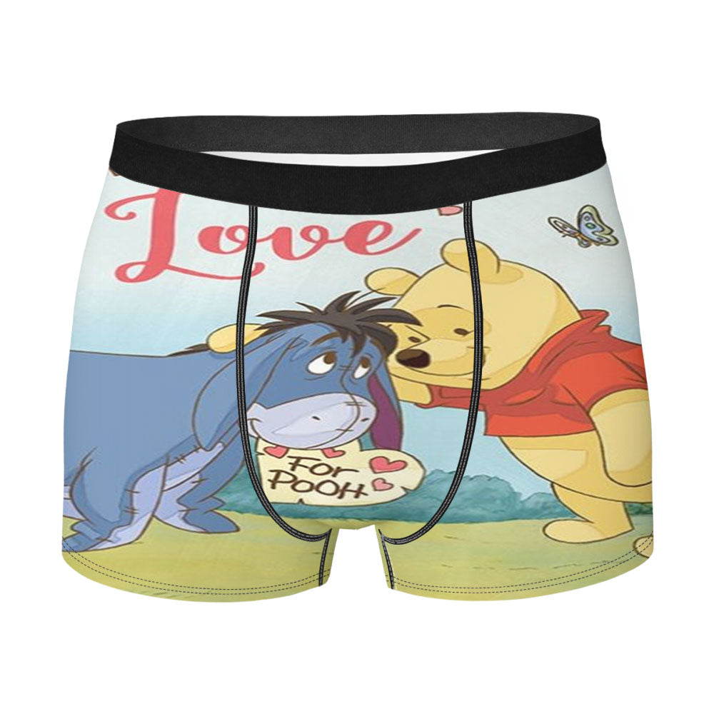 With Love Eeyore & Pooh Men's Boxer Briefs