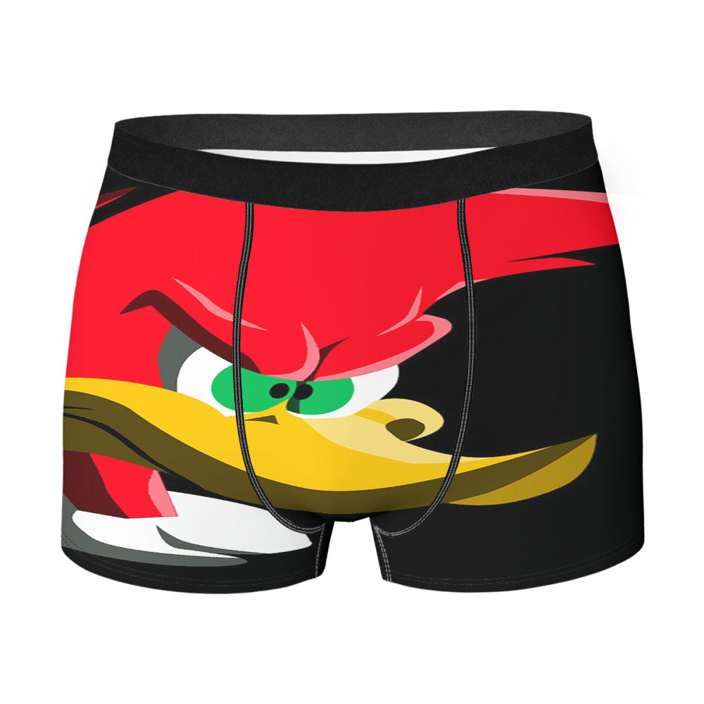 Woody Woodpecker Childhood Cartoon Fanart Men's Boxer Briefs
