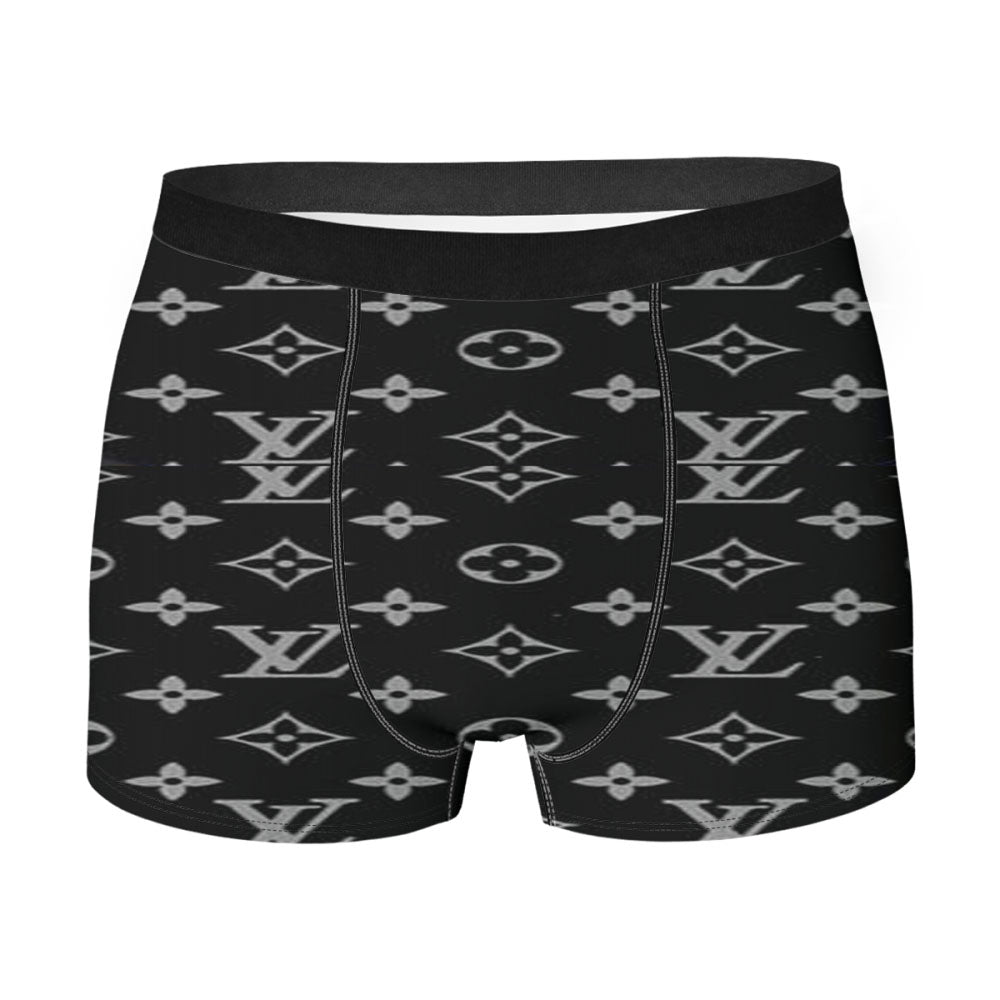 Black More Luois Vuitton Men's Boxer Briefs