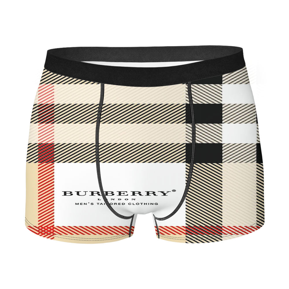 Burberry Pattern Square Men's Boxer Briefs
