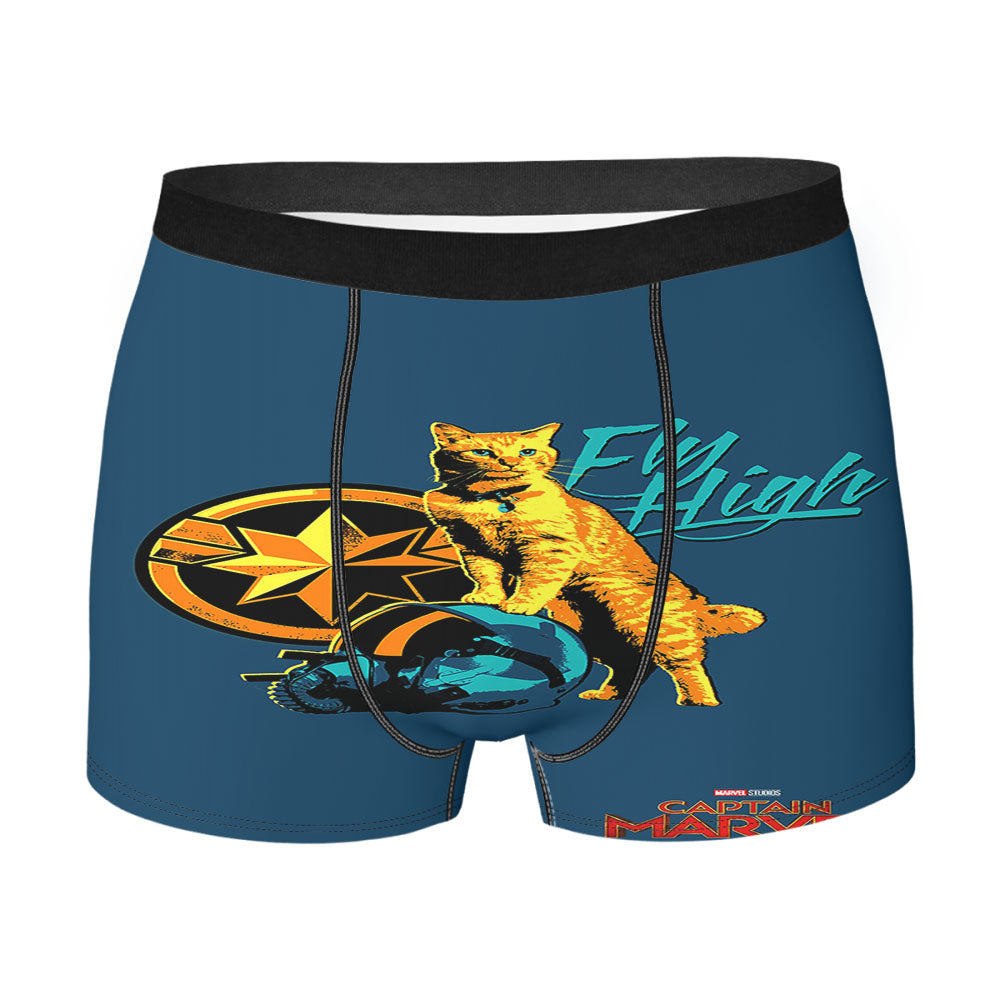 Chewie Captain Marvel Goose Poster Men's Boxer Briefs