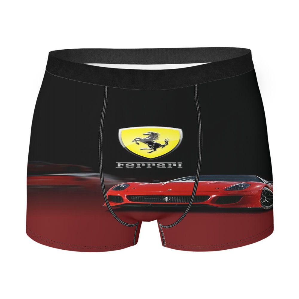 Fast Car Ferrari Men's Boxer Briefs