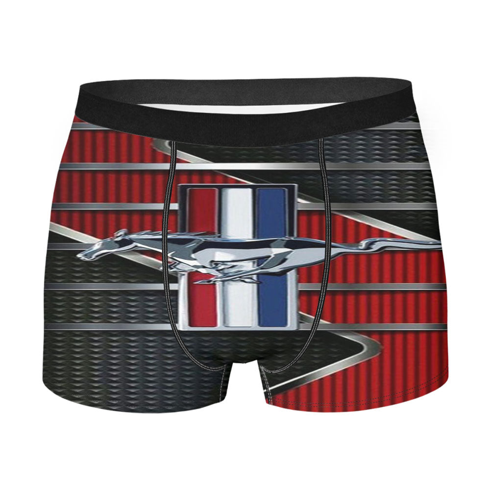 Ford Mustang Metal Logo Men's Boxer Briefs