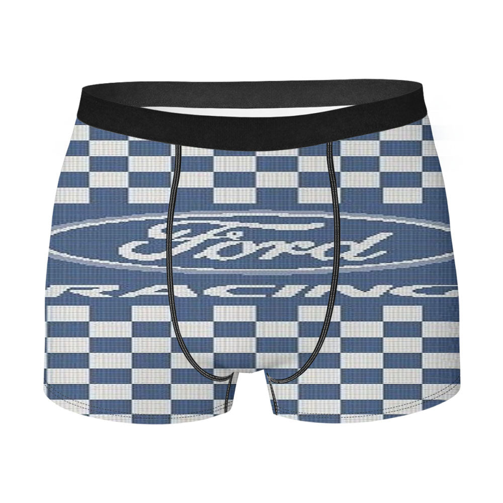 Ford Racing Pattern Men's Boxer Briefs