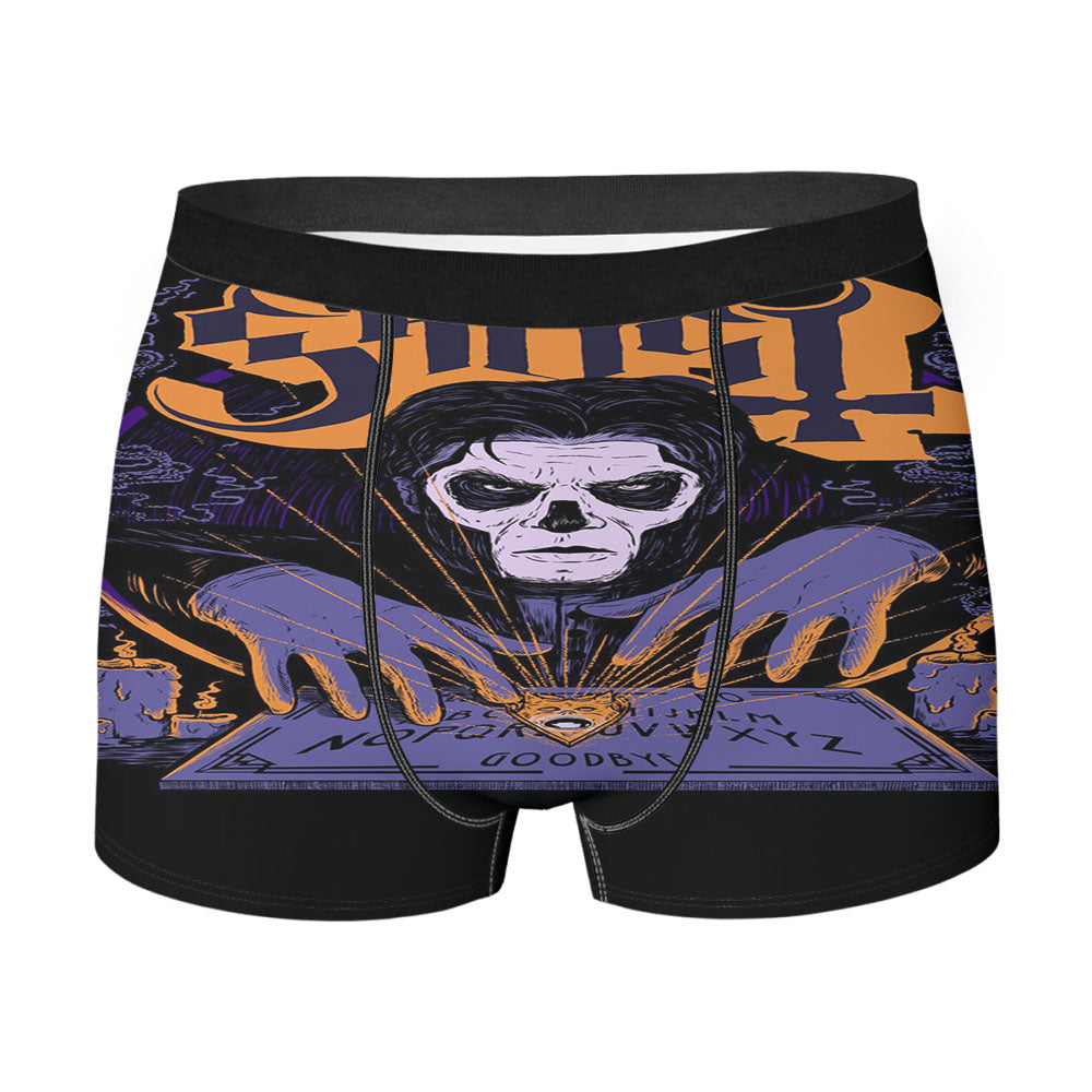 Ghost Band Illustration Of Dark Men's Boxer Briefs
