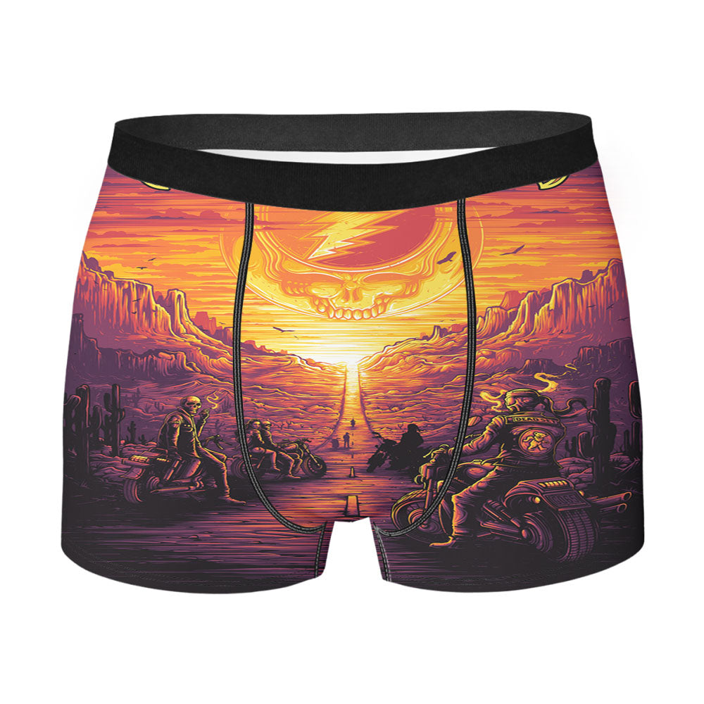 Grateful Dead Face Men's Boxer Briefs