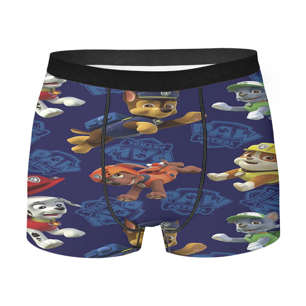Paw Patrol Dogs Pattern Characters Men's Boxer Briefs