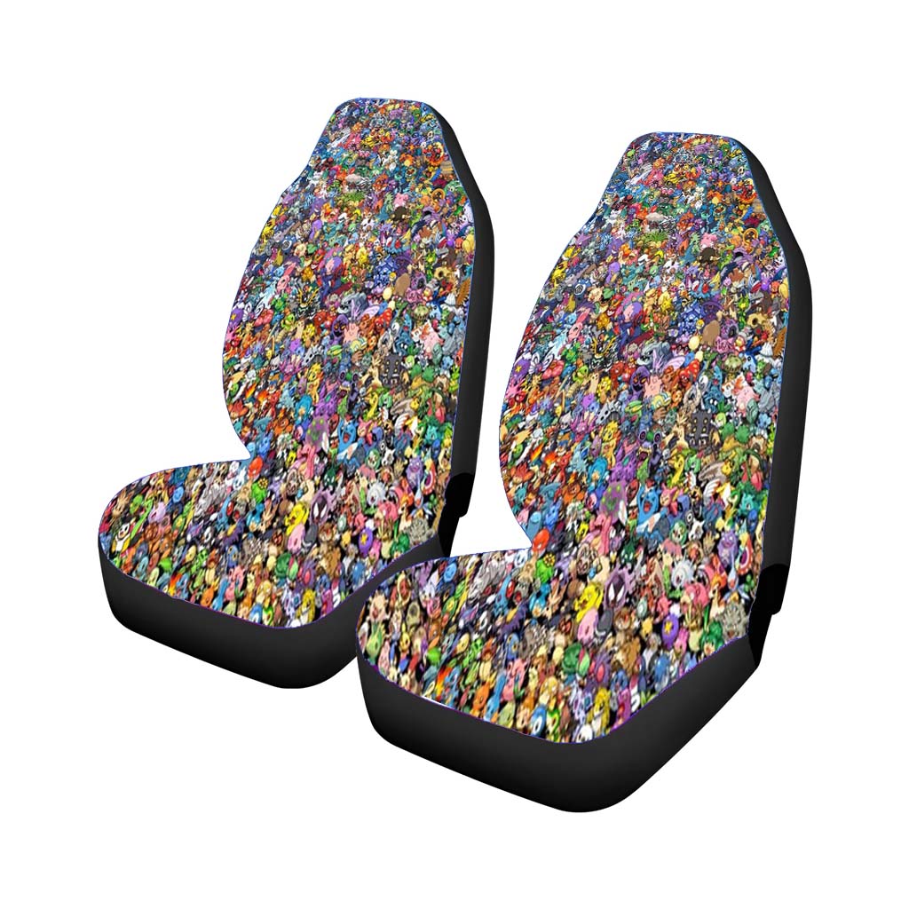 All Pokemon Characters Car Front Seat Covers