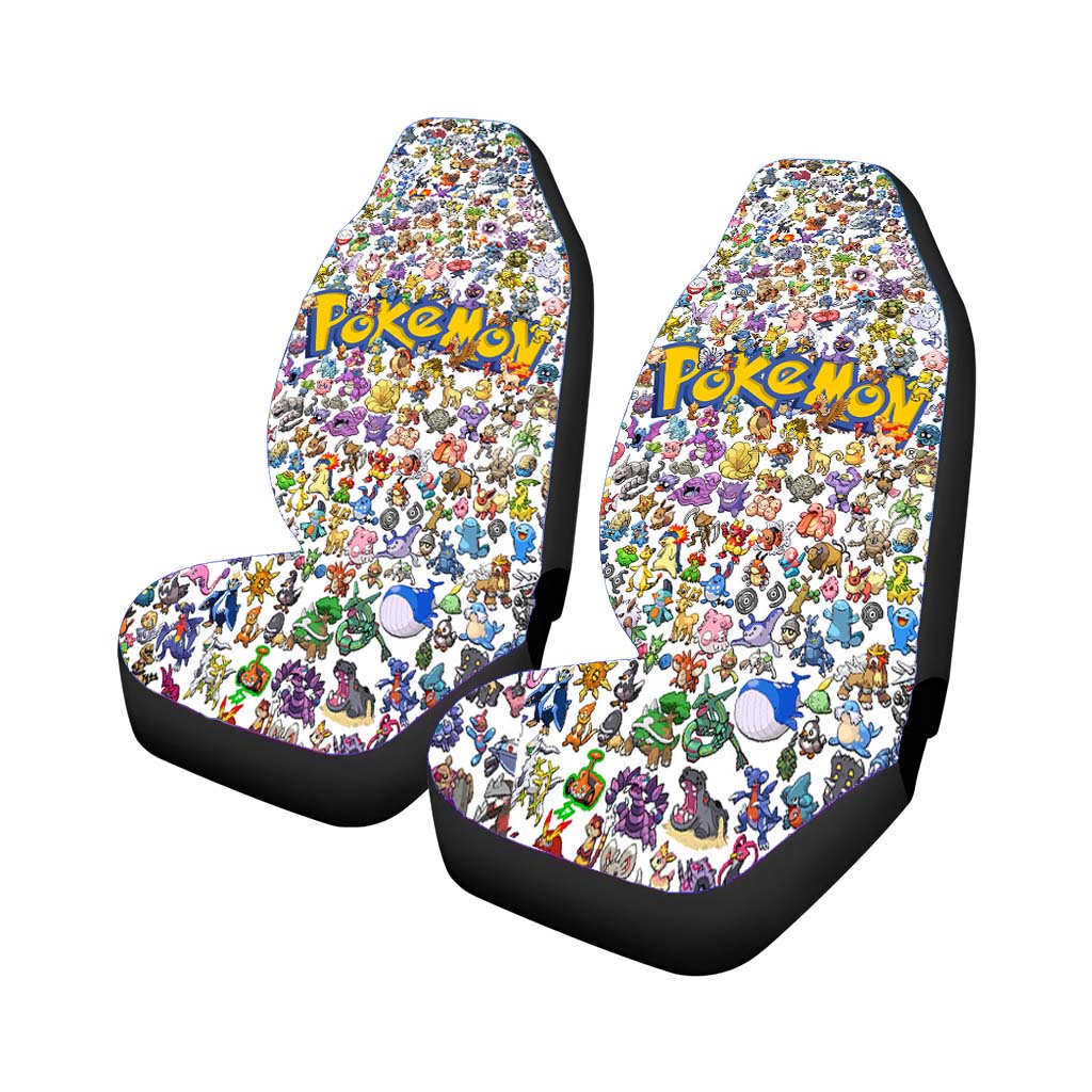 All Pokemon Considered Car Front Seat Covers