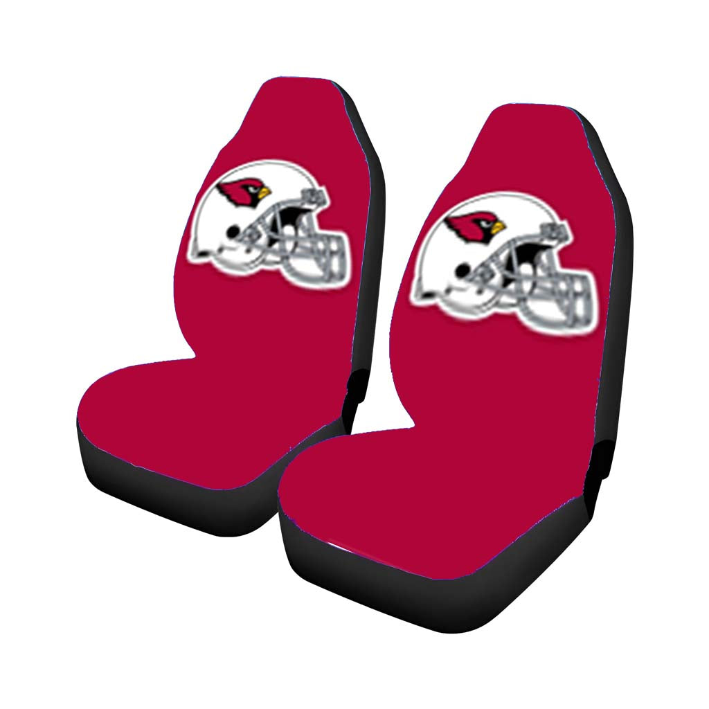Arizona Cardinal Helmet Car Front Seat Covers