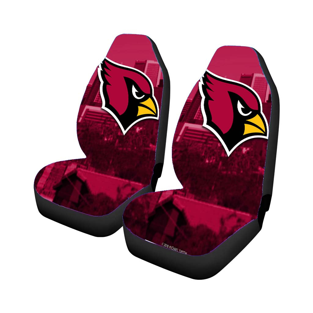 Arizona Cardinals Emblem Car Front Seat Covers