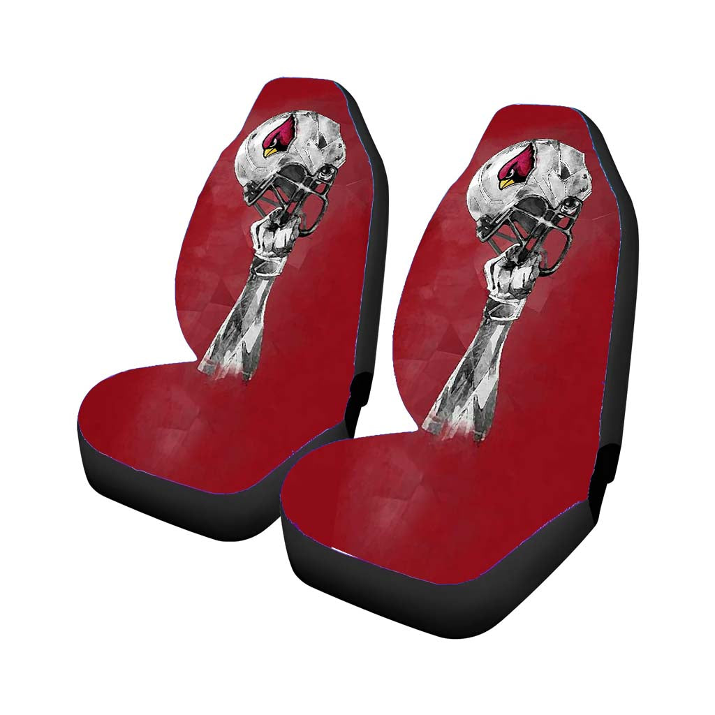 Arizona Cardinals Helmets Car Front Seat Covers