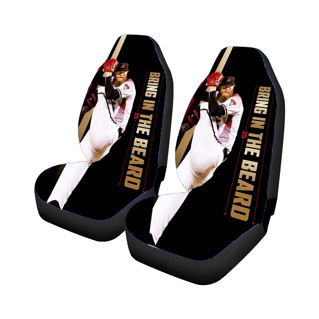 Arizona Diamondbacks Bring In The Beard Car Front Seat Covers