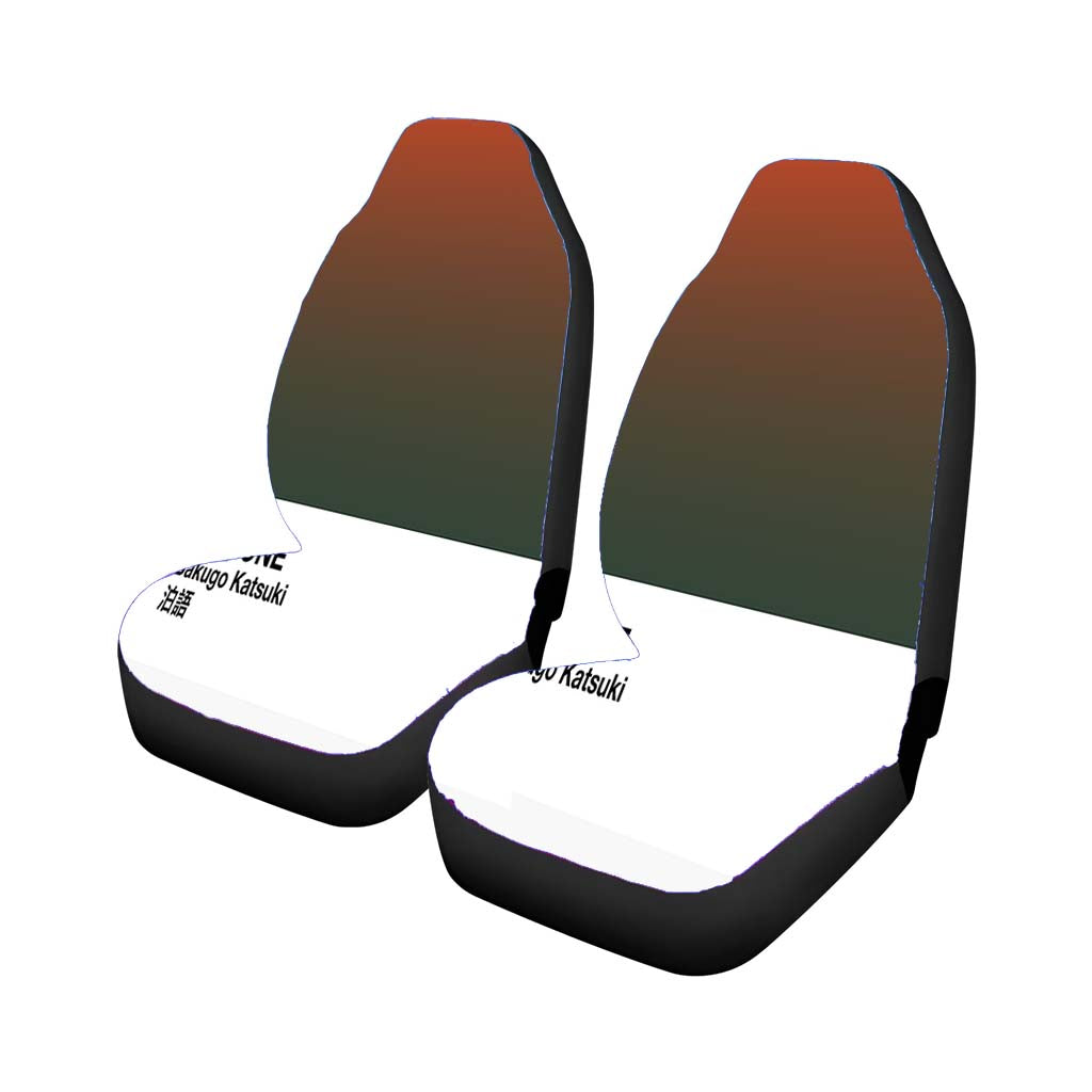 Bakugo My Hero Academia Pantone Car Front Seat Covers